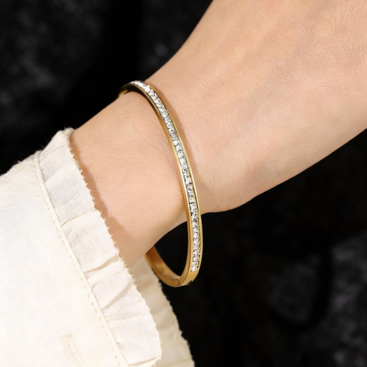 Bracelete com Fila de Zircónias – foto 8