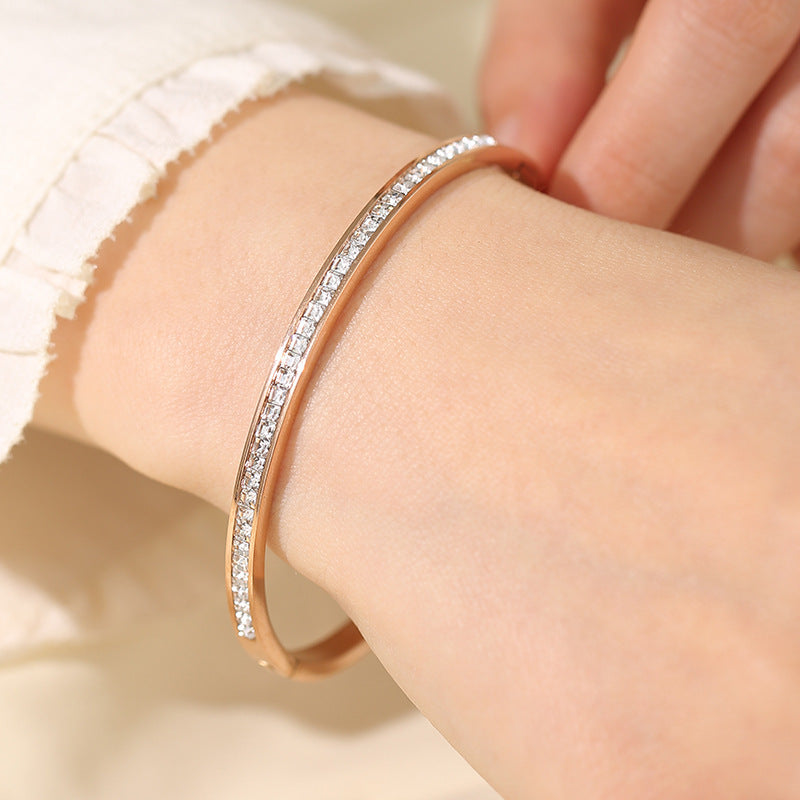 Bracelete com Fila de Zircónias – Atelier 21
