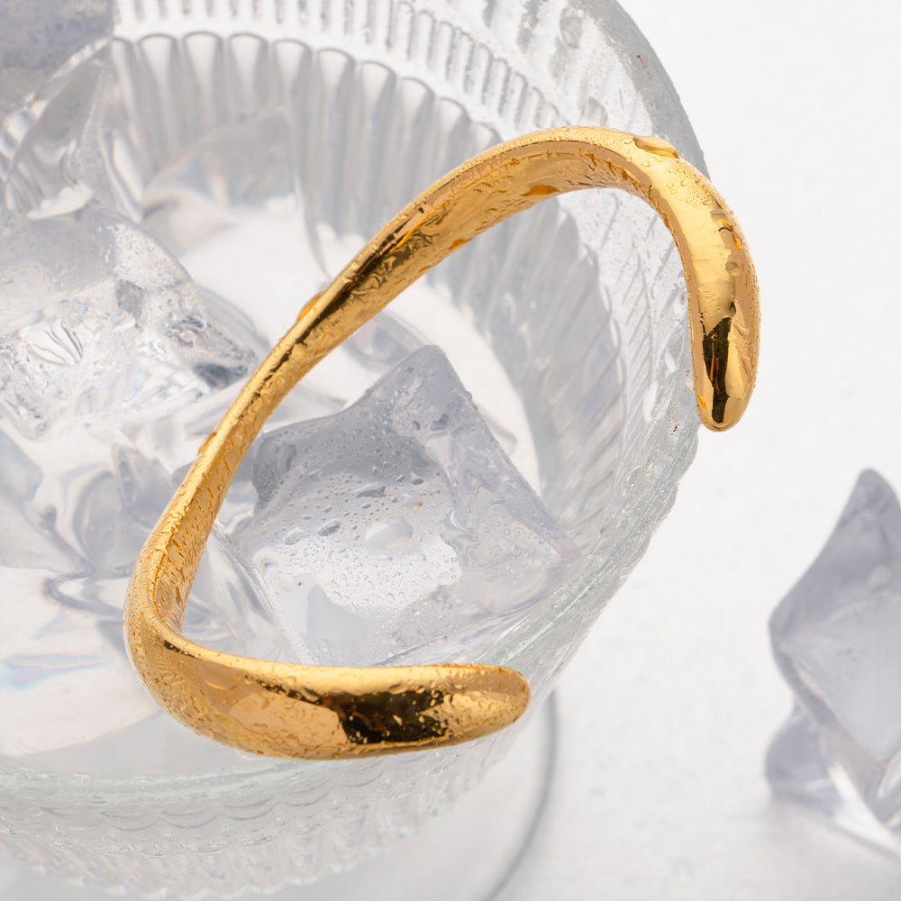 Bracelete Aberto com Pérolas – foto 4