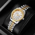 Relógio Feminino com Strass e Calendário – foto 5