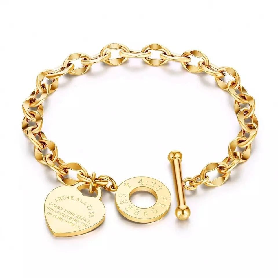 Pulseira Coração com Fecho T – foto 7