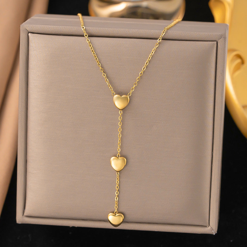 Colar Coração Dourado – foto 3