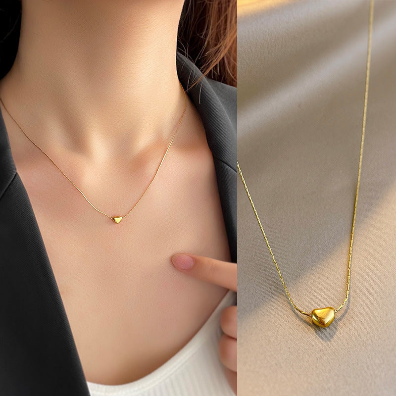 Colar Coração Dourado – Atelier 21