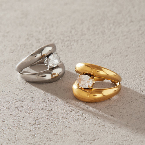 Anel Duas Camadas com Zircónia – Atelier 21