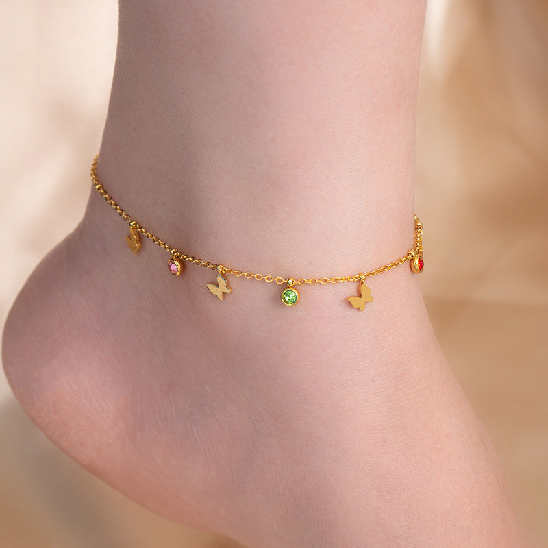 Tornozeleira Delicada com Pendentes – Atelier 21