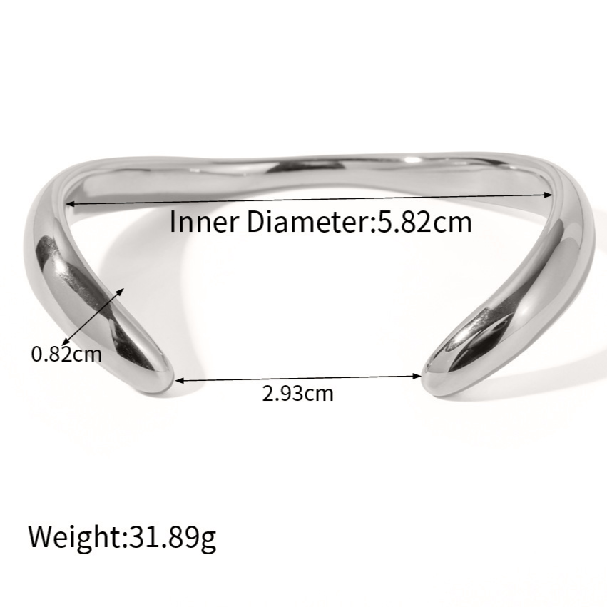 Bracelete Aberto com Pérolas – foto 7