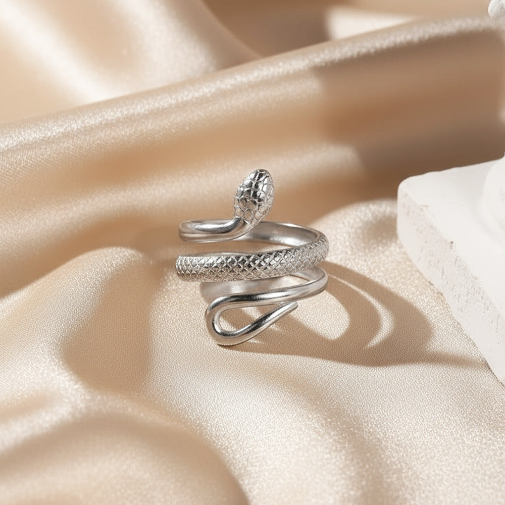 Anel Serpente Aberto – foto 4