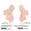 Brincos Flor Esmaltada – foto 6