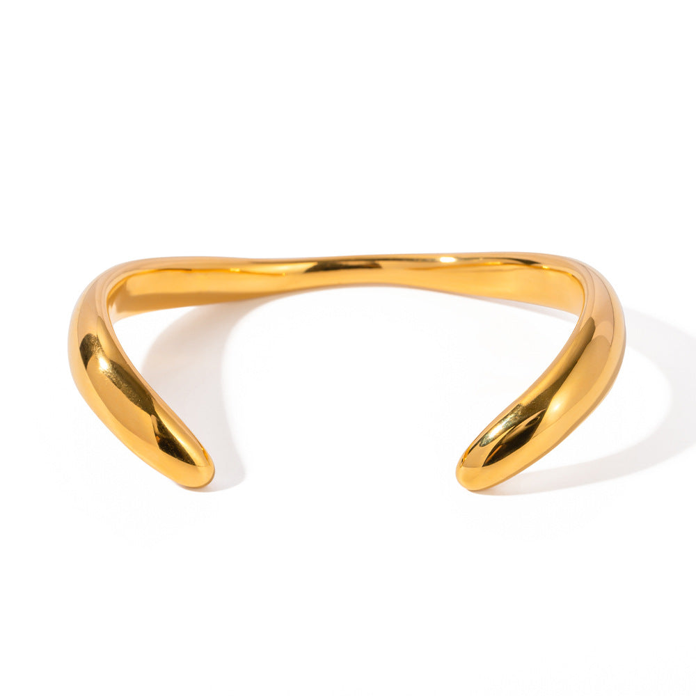 Bracelete Aberto com Pérolas – foto 5