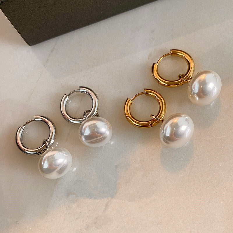 Argolas com Pérola – Atelier 21