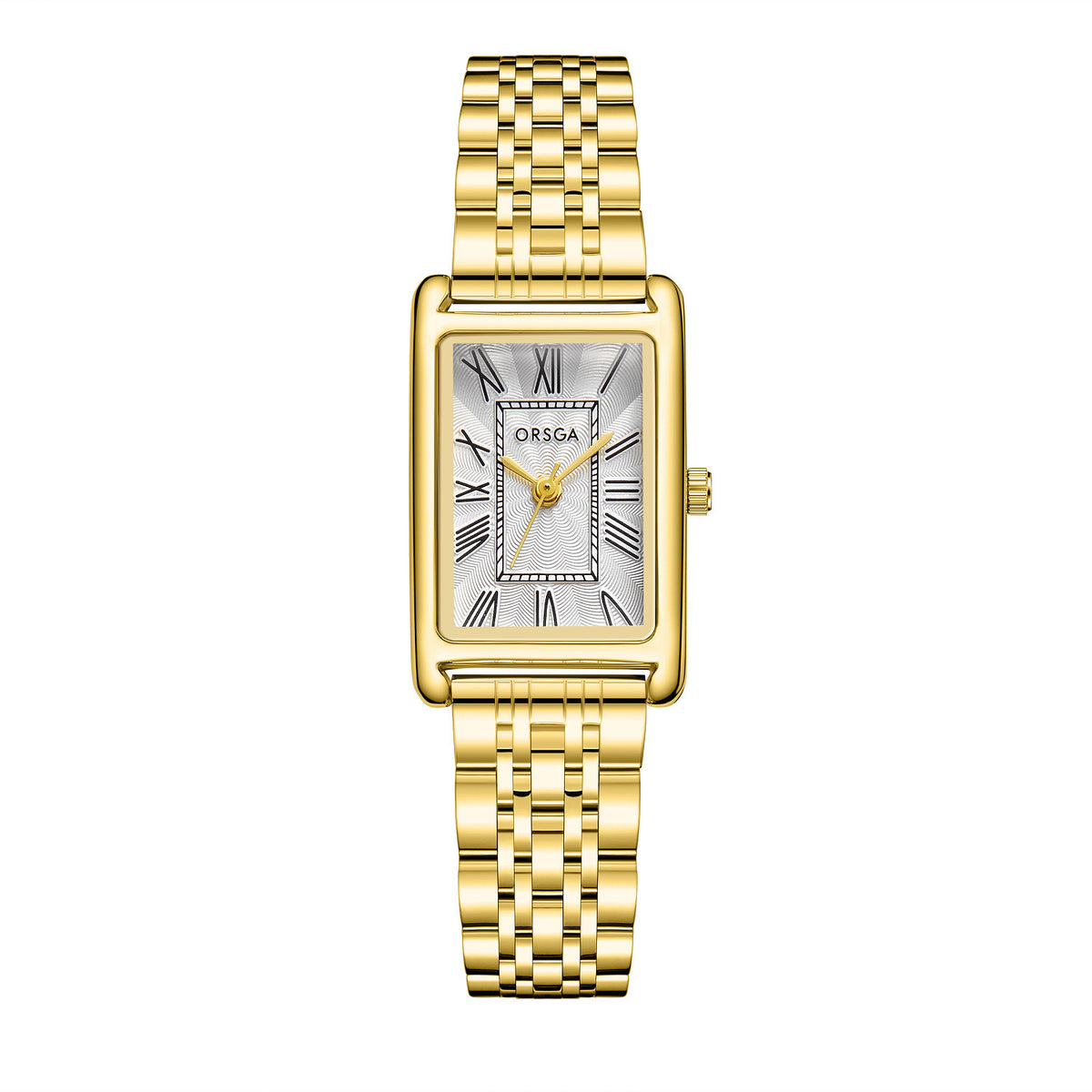 Relógio Quadrado Dourado Feminino – foto 5