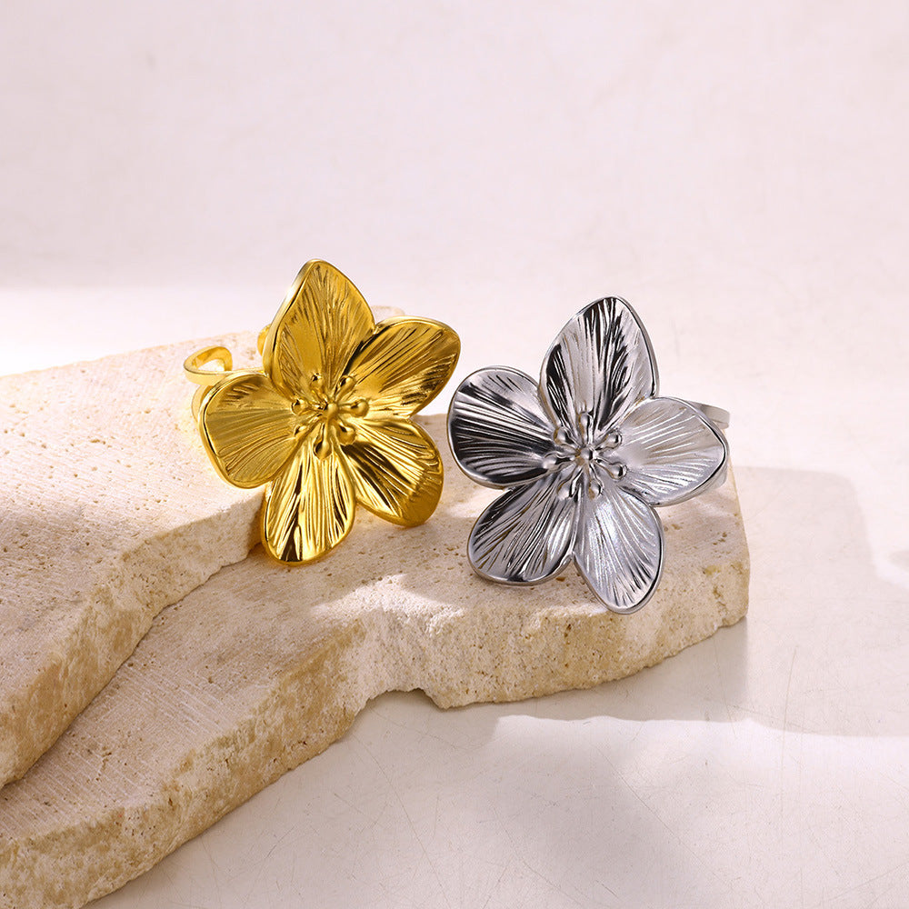 Anel Floral Vintage – foto 3