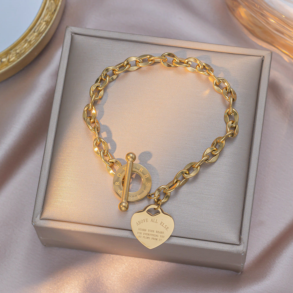 Pulseira Coração com Fecho T – Atelier 21