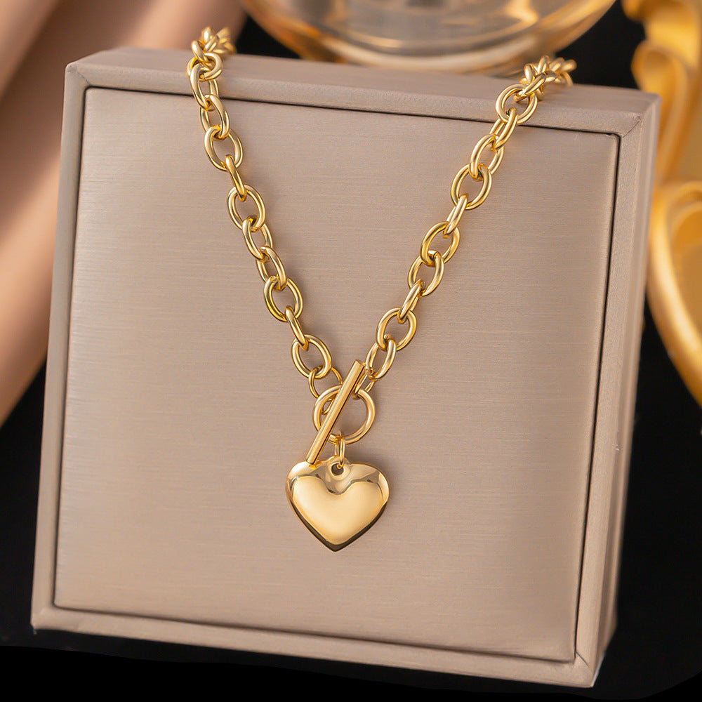 Colar Coração Dourado – foto 2