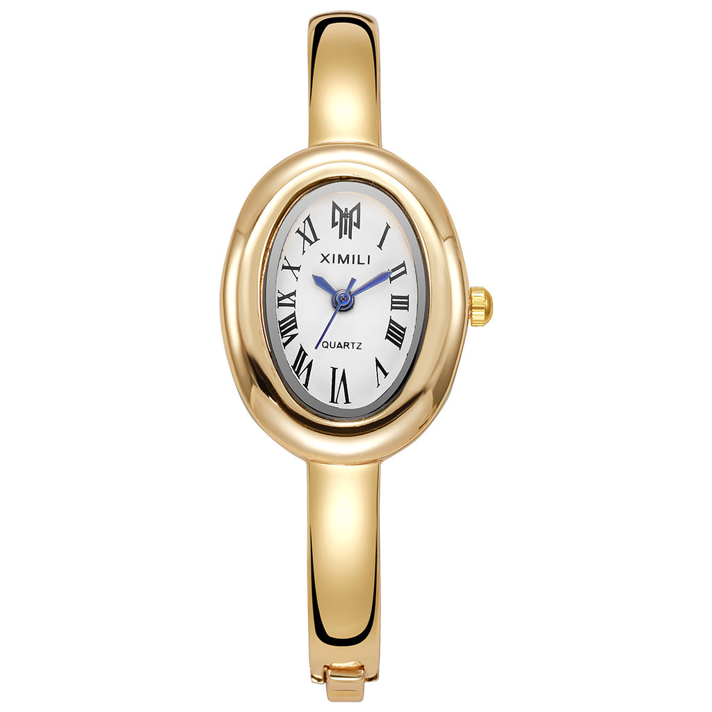 Relógio Oval Elegante em Aço – foto 4
