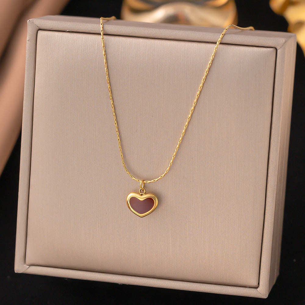 Colar Coração Dourado – foto 4