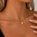 Colar Gota com Zircónia – foto 6
