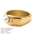 Anel Dourado com Pérola – foto 4