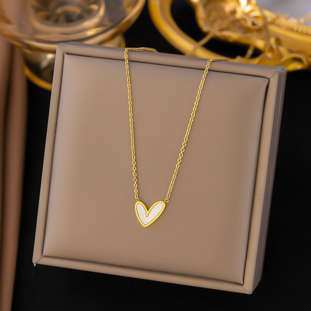 Colar Coração Dourado – foto 6