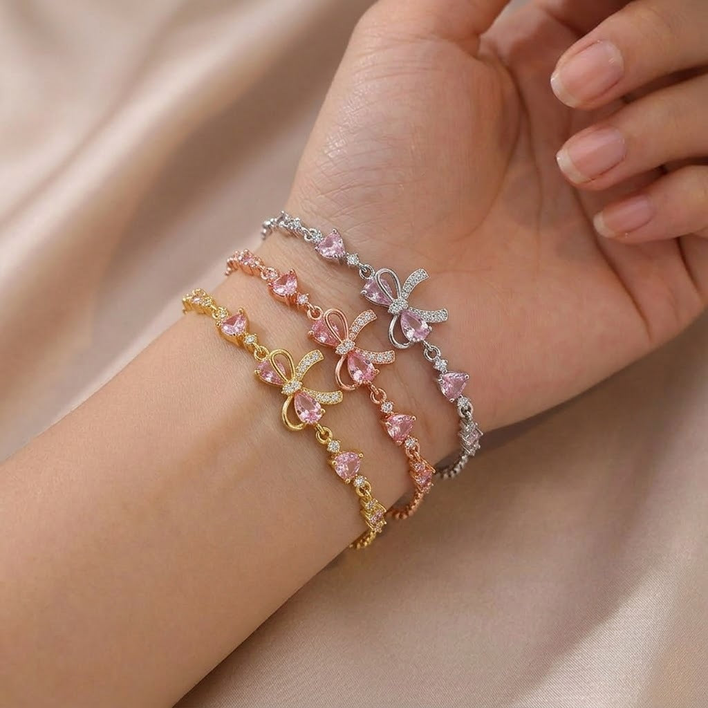 Pulseira Laço com Zircónias – Atelier 21