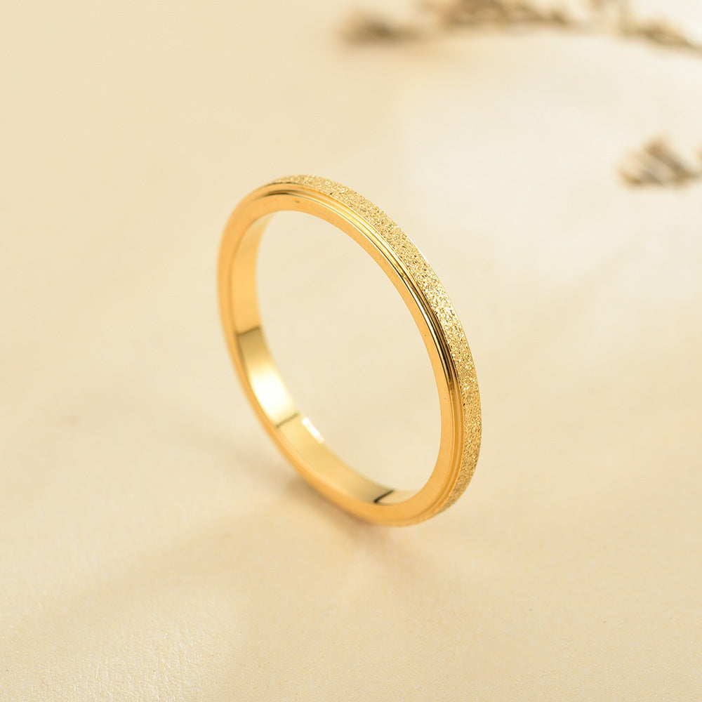 Anel Duplo Acetinado – foto 4